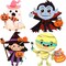 12 Sets -Halloween Crafts for Kids Make Your Own Character Foam